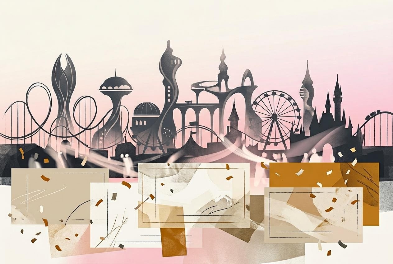 オリエンタルランドと生活消費株の株価観察イメージ